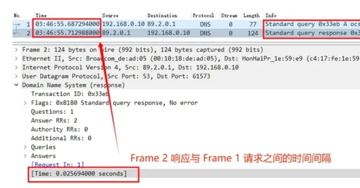 Wireshark关于Time相关详解分析实例